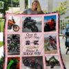 Biker Kwsk Quilt Blanket Beeq5018  Quilt